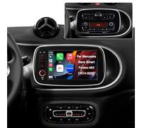Hexinex Android 13 Autoradio CarPlay Android Auto per Mercedes Benz Smart 453 Fortwo 2014-2020, 8 Pollici Car Radio con Bluetooth FM RDS Comandi al volante