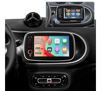 Hexinex Android 15 [2GB +64GB] Autoradio CarPlay Android Auto per Mercedes Smart 453 Fortwo 2014-2020, 8 Pollici Car Radio con BT GPS FM RDS (Applicabile solo ai veicoli con touchscreen originale)