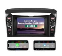 Hexinex Autoradio per Lancia Ypsilon (2012-2020) Android (2+64GB) Car Radio con CarPlay Android Auto Bluetooth WIFI GPS FM RDS Comandi al Volante