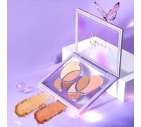 HEXZE - Butterfly 8 Colors Eyeshadow Palette - Sunshine #B01 - 8g