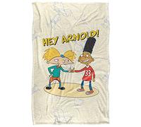 Hey Arnold Arnold & Gerald Coperta super morbida al tatto setoso - 91 x 147 cm