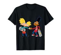 Hey Arnold e Gerald W/Skateboards Checker Board Maglietta