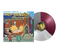 hey arnold vinyl - Hey Arnold! The Music Vol. 1 Tri - Split Phonograph White Gray Maroon
