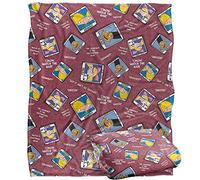 Hey Arnold Yearbook Pattern Coperta super morbida al tatto setoso - 152 x 127 cm