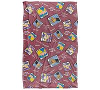 Hey Arnold Yearbook Pattern Coperta super morbida al tatto setoso - 91 x 147 cm