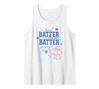 Hey Batter Swing Divertente Retro Sport Vintage Baseball Grafica Canotta