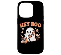 Hey Boo Ghost Girl Calling Phone Halloween Spooky Boo Jee Custodia per iPhone 14 Pro