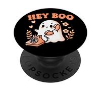 Hey Boo Ghost Girl Calling Phone Halloween Spooky Boo Jee PopSockets PopGrip Adesivo