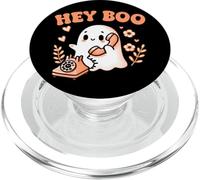 Hey Boo Ghost Girl Calling Phone Halloween Spooky Boo Jee PopSockets PopGrip per MagSafe