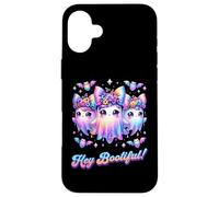 Hey Bootiful Carino Fantasma Ragazze Halloween Personaggi Bambini Boo Custodia per iPhone 16 Plus