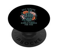 Hey Cancro, non ho abbastanza dita M ddle per te adulto PopSockets PopGrip Adesivo