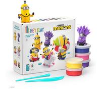 Hey Clay Cattivissimo Me Minions - Set di 15 lattine di argilla colorata per bam