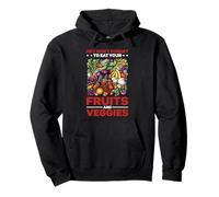Hey Don't Forget To Eat Your Fruits And Veggies Felpa con Cappuccio