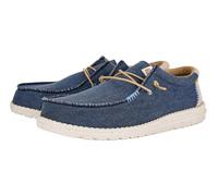 HEY DUDE 40952/410 WALLY COASTLINE JUTE M SCARPE UOMO STRINGATE TESSUTO NAVY