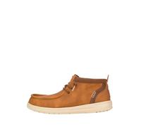 Hey Dude 42051 Wally Mid Gripr Classic Cognac Scarponcini per Uomo in Pelle Marrone (Taglia 40)