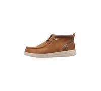 Hey Dude 42051 Wally Mid Gripr Classic Cognac Scarponcini per Uomo in Pelle Marrone (Taglia 40)