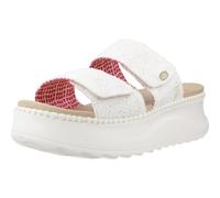 Hey Dude 43203 Delray Slide Eyelet White Sandali Scalsati per Donna in Tessuto Sangallo Taglia