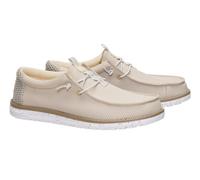 HEY DUDE 45301 0QF WALLY MESH NEUTRALS MOCASSINI SLIPON SCARPE DA INFILARE UOMO