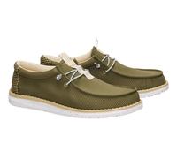 HEY DUDE 45301 3CH WALLY MESH NEUTRALS MOCASSINI SLIPON SCARPE DA INFILARE UOMO