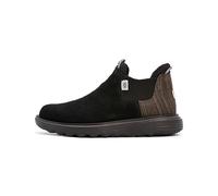 Hey Dude Branson Boot Suede, Stivaletti da Donna in Camoscio Water Repellent (Nero, 36)