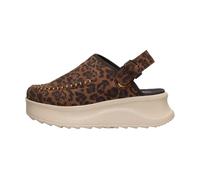 HEY DUDE DELRAY CLOG SUEDE BROWN LEOPARD