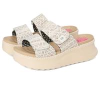 Hey Dude Delray Slide Surf Baja Mocassini Donna, Marrone chiaro/Multicolore, 35 EU