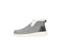 Hey Dude Denny Leopard - Scarpe Donna Slip-On Stivaletti, Black, 38