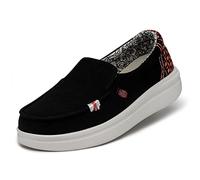 Hey Dude Misty Rise, Loafers Donna, Black Palm, 41 EU