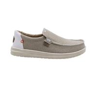 HEY DUDE vegan MIKKA Braided off white Scarpe Uomo slip on mocassini cotone bio estive traspiranti - Colore: Beige, Taglia: 41