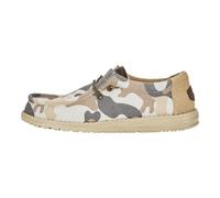 Hey Dude Uomo Wally Washed Camo, Desert, mimetico, 42 EU