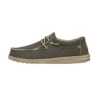 Hey Dude WALLY BRAIDED 40003 ARMY-ARMY 45