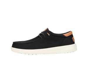 Hey Dude Mocassini Paul Canvas Uomo, nero, 48 EU