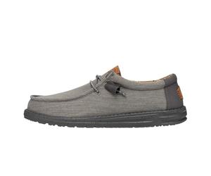 Hey Dude Mocassini Wally Washed Canvas Taglia 41 Codice 40296-025 Grigio
