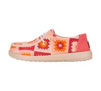 Hey Dude Mocassino Wendy Cottage Crochet Petal Pink Multi