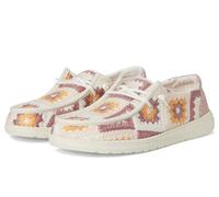 Hey Dude Mocassino Wendy Cottage Crochet Petal Pink Multi