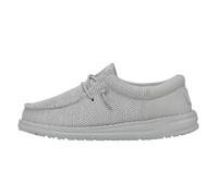 Hey Dude Modello Wally Washed Canvas Black, Grigio, 44 EU