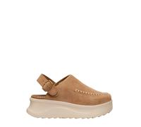 HEYDUDE Delray - Zoccoli da donna in pelle scamosciata con plateau, stile boho, scarpe slip-on casual con cinturino regolabile, zoccoli leggeri e comodi in pelle scamosciata da donna, eleganti