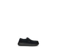 HEY DUDE Scarpa barca nera in suede 38