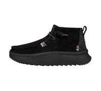 Hey Dude scarpe da donna in camoscio nero Wendy Peak con zeppa platform 38 39 37