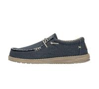Hey Dude Scarpe da Uomo Wally Sox, Casual, Stile Mocassino, Blue Night, 47 EU