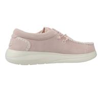 Hey Dude, ,Shoes ,Donna ,Rosa ,38 EU Scarpe Stringate in Suede Uncinetto
