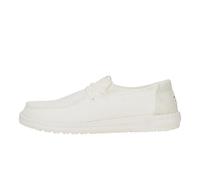 Hey Dude Shoes Wendy Rise Eyelet 43128.100 Mocassino in Pizzo di Tessuto Bianco 38