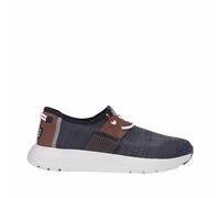 Hey Dude Sirocco Dual Knit - Sneakers da uomo, soletta in schiuma rimovibile, tomaia in tessuto, design a punta tonda, Verde acqua, 43 EU