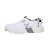 Hey Dude Sirocco Sport Stripe - Sneakers Donna - Easy-On Lace System, White, 37