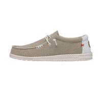 HEY DUDE 1LB WALLY BRAIDED OFF WHITE sneakers moda Uomo 43