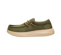 Hey Dude - Wally Comf Worn Twill - - Shoes - Uomo - Verde - 41 EU
