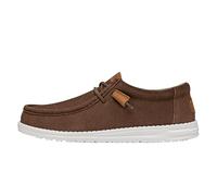 Hey Dude Wally Craft Suede, Slip On da Uomo in Camoscio (Brown, 43)