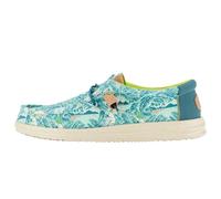 Hey Dude Wally H2o Tropical Moccasin da Uomo, Blue Tropical, 41 EU