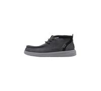 HEY DUDE WALLY MID GRIPR CLASSIC MAN GREY BLACK 44
