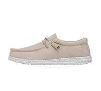 Hey Dude Wally Slub Canvas Moc Toe Shoes - Scarpe da Uomo, Neutro, 41 EU